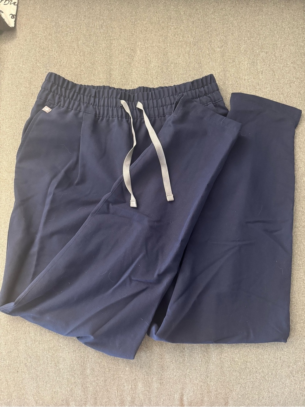 Figs navy tapered leg Tansen scrub pants